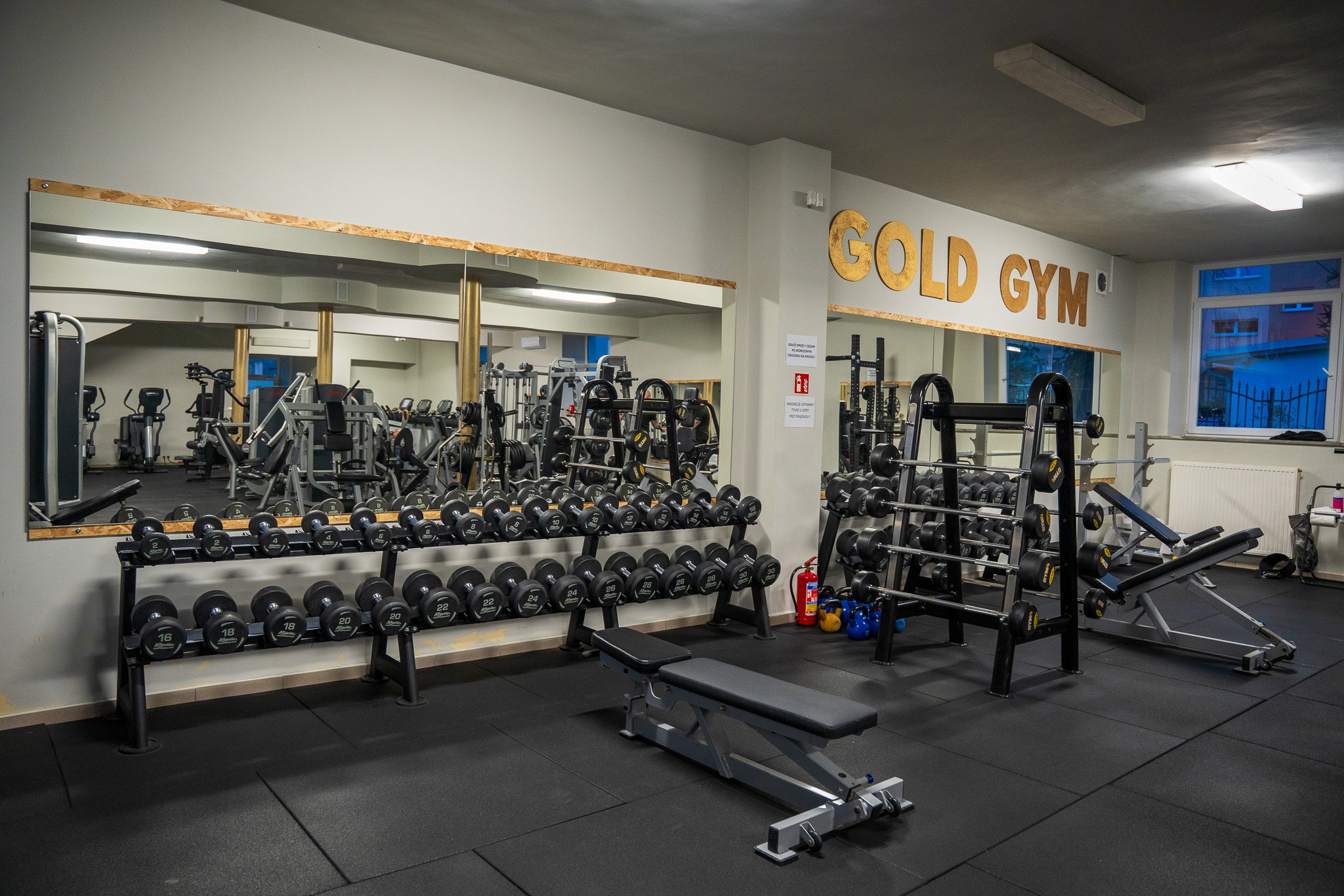 Sprzęt w GoldGym